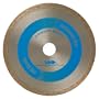 MK Diamond 158278 4-1/2-Inch Wet Cutting Continuous Rim Saw Blade with 5/8-Inch Arbor for Tile