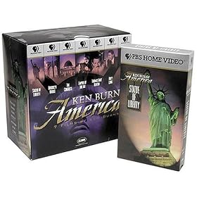 Ken Burns' America Collection (Brooklyn Bridge/The Statue of Liberty/Empire of the Air/The Congress/Thomas Hart Benton/Huey Long/The Shakers) [VHS]