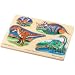 Melissa & Doug Deluxe Wooden Dinosaurs Sound Peg Puzzle