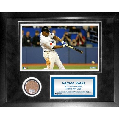 Steiner Sports WELLPHA011000 Vernon Wells 11x14 Mini Dirt Collage,