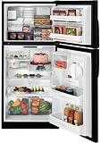 Review GE  / GE GTS18ICSRBB 18.0 cu. ft. Top-Freezer Refrigerator with 3 Glass Shelves, Gallon Door Storage, Upfront Temperature Controls and Automatic Icemaker: Black