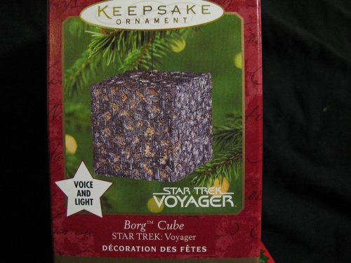 Hallmark Keepsake Magic Ornament - Star Trek Voyager Borg Cube