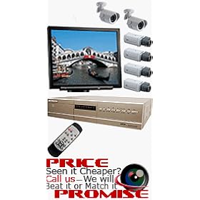 8 camera DVD DVR with 6 Cameras