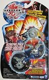 Haos (Grey) FALCONEER, GRIFFON and Mystery Marble - Bakugan Battle Brawlers STARTER Pack Series 1 with 3 Metal Gate Cards