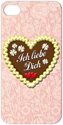 Lebkuchen Ich Liebe Dich Gingerbread Dirndl Liebe Brown Bavaria Love You Valentine's Day Valentine Munich Flowers Lovers Germany Oktoberfest Wedding Holidays Occasions Hearts Case Cover For Iphone 5