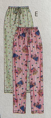 Girls Sewing Kit, Pajama Bottoms, Purple - Matches American Girl Doll Pajamas By Leetadesigns