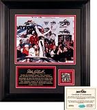 Dale Earnhardt Framed 8x10 Photo (1998 Daytona Celebration) with Piece of Daytona Track