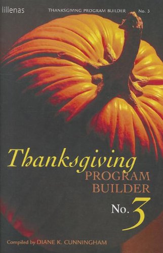 Thanksgiving Program Builder No. 3
