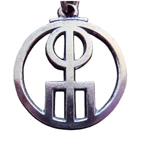 Galdrabok Icelandic Binding Runes - Attracts Love Amulet Pagan Pendant Wicca Wiccan Necklace Witchcraft Jewelry