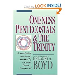 Oneness Pentecostals and the Trinity