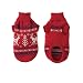 Zack & Zoey Caribou Sweater Xlg Red