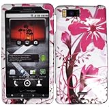 Pink Splash Hard Case Cover for Motorola Milestone X MB809