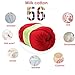 Joylve Knitting Yarn Skein Baby Super Smooth Worsted Soft Natural Silk Wool Fiber Poppy Red