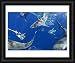 Framed Print of Remote underwater video camera records cage diving with Galapagos sharks,... from Specialist Stock