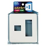 ELPA エレガントプレート4口(1+3) PL-E13HN(W) 【まとめ買い5セット】
