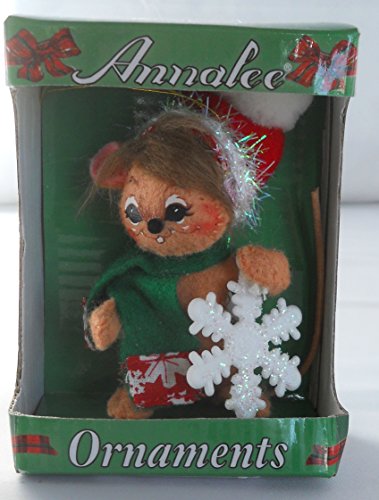 Annalee 3″ Snowflake Mouse Christmas Ornament
