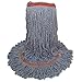 Boardwalk BWK503BLNB Super Loop Wet Mop Head, Cotton/Synthetic Fiber, Large, Blue (Case of 12)
