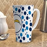 NFL San Diego Chargers 16-Ounce White Latte Mug
