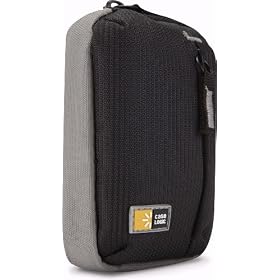 Case Logic TBC-302Black Ultra Compact Camera Case with Storage (Black)