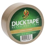 Duck Brand Colored Duck Tape, 1.88 Inches x 20 Yards, Cookie Dough (1303155)