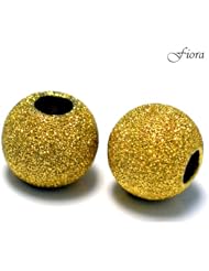 Gold Stardust Bead- Fiora Italian Charms