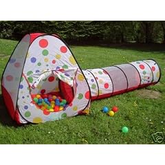 Super-Action-Tunnel B�llebad mit 150 bunten B�llen