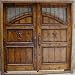 Hacienda Look Spanish Style Mesquite Double Door Entryway