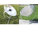A Powerful Parabolic Solar Cooker, solar barbecue