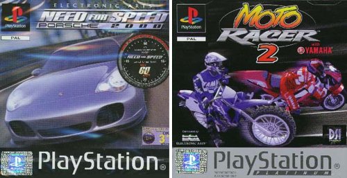 Childrens Toyshop  Video Games : Need for Speed 5 & Moto Racer 2 Twin Pack (PSone)