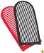 Lodge Striped Hot Handle Holders/Mitts, Set of 2