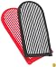 Lodge Striped Hot Handle Holders/Mitts, Set of 2