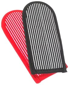 Lodge Striped Hot Handle Holders/Mitts, Set of 2