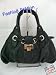 JIMMY Choo black leather bag