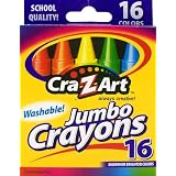Cra-Z-art  Washable Jumbo Crayons, 16 Count  (10204)