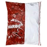 Haribo Gummi Candy, Strawberry Licorice Wheels, 5-Pound Bag
