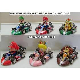 Nintendo World Store Super Mario Kart Figure Complete SET of 6
