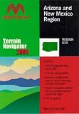 Maptech TNav Topo CD Rom- Arizona & New Mexico