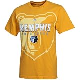 NBA adidas Memphis Grizzlies Primetime T-Shirt - Gold