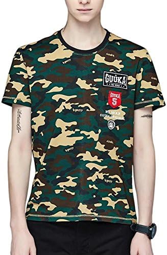 men camouflage T-shirt summer bump color short sleeve Tee bape