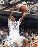 JOHN HENSON UNC TARHEELS 8X10 HIGH GLOSSY SPORTS ACTION PHOTO (N)
