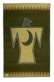 Faribault Mills Thunder Moon 100% Virgin Wool Jacquard Throw