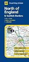 The North of England and Scottish Borders (AA Road Map Britain Series)