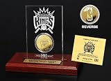 Sacramento Kings 24Kt Gold Coin Etched Acrylic
