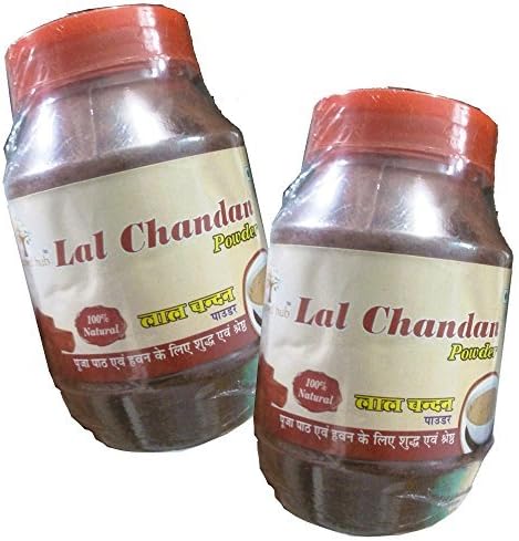 Deva Amrit 100% Natural Lal Chandan / Red Sandalwood Powder - 200 gms by Deva Amrit