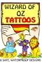 Wizard of Oz Tattoos (Temporary Tattoos)