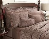 Review Amazon PIZ-LAB-DV-FQ-CH/GRY / Pinzon Labyrinth Egyptian Cotton Jacquard Full/Queen Duvet Cover, Chocolate/Grey