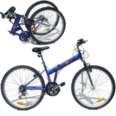 18 Speed Folding Mountain Bike 26 Full Size Folding Bicycle