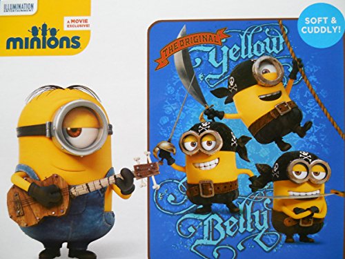 Despicable Me Minions Yellow Belly Fleece Throw
