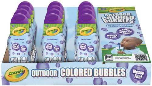 Crayola Outdoor Washable Colored Bubbles 7.5oz