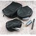 Embassy 3 pc Leather Makeup Bag